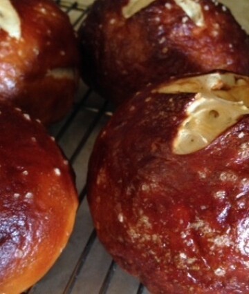 Pretzel Bread Buns