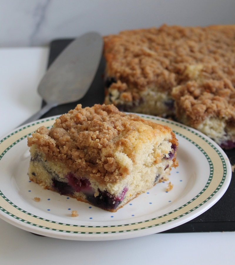 Sour Cream-Blueberry Crumb Cake – My Recipe Reviews