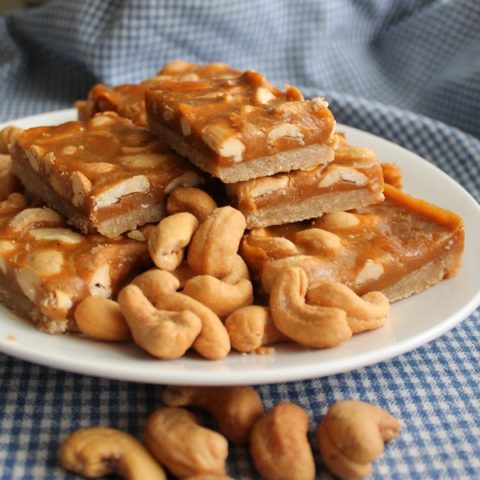 Butterscotch Cashew Bars