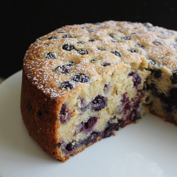 Huckleberry Lemon Verbena Tea Cake {Gluten-Free} • The Bojon Gourmet