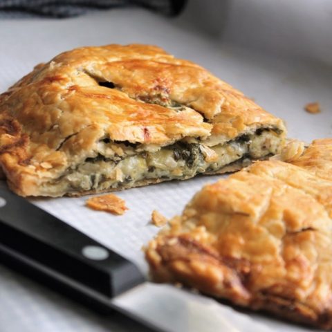 Spinach Artichoke Calzones