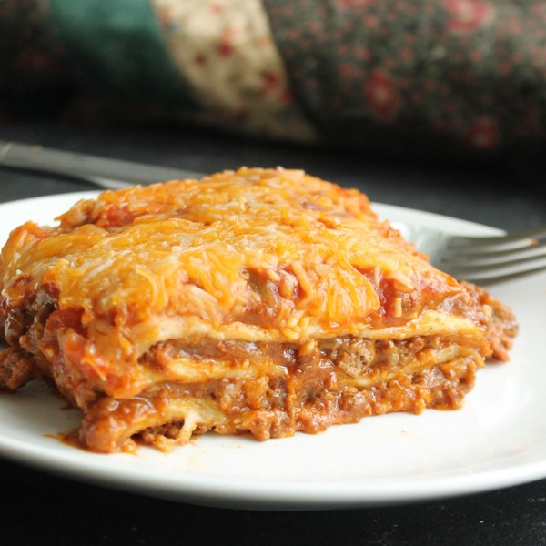 Enchilada Lasagna – My Recipe Reviews