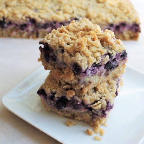 Lemon Blueberry Crumble Bars